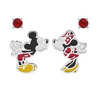 Pendientes Disney Niño DISNEY PREZIOSI PER BAMBINI IN ARGENTO MICKEY e MINNIE MOUSE in Plata Cristallo SS00004SRRL.CS
